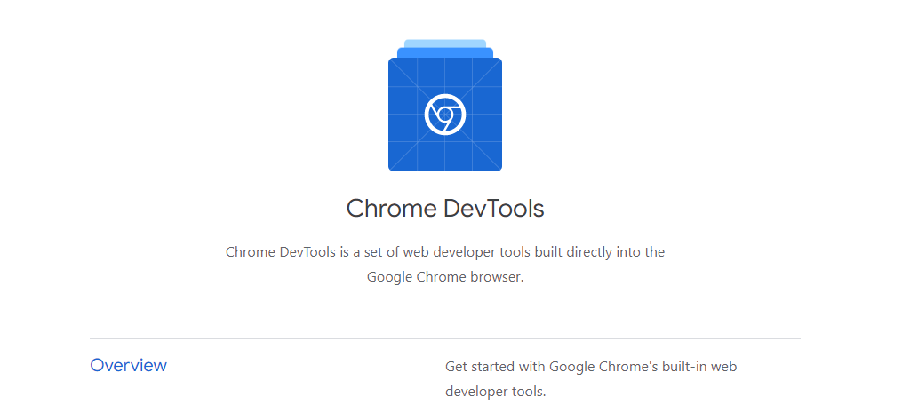Chrome 开发者工具