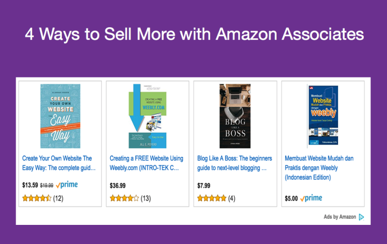 通过 Amazon Associates 销售更多商品的 4 种方法