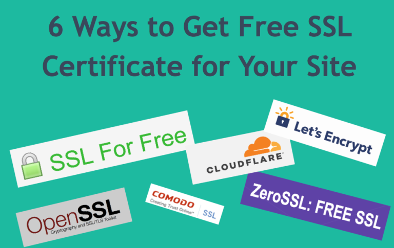 为您的网站获取免费 SSL 证书的 6 种方法