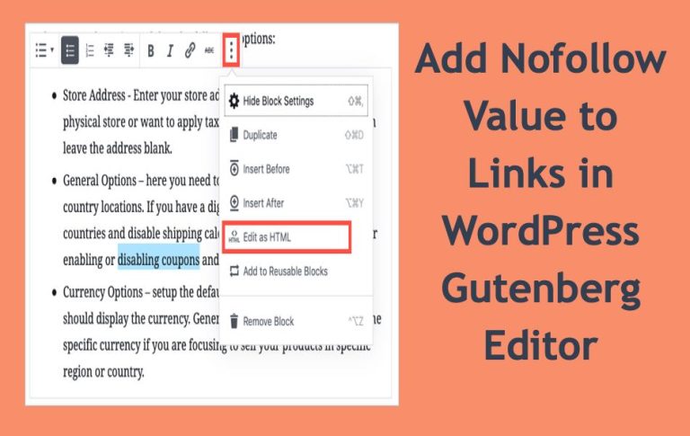 如何在 WordPress Gutenberg 编辑器中将 Nofollow 添加到链接？