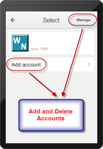 在 AdSense iOS 应用中添加和删除帐户