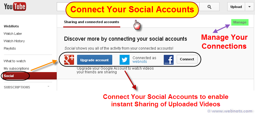 链接您的社交帐户