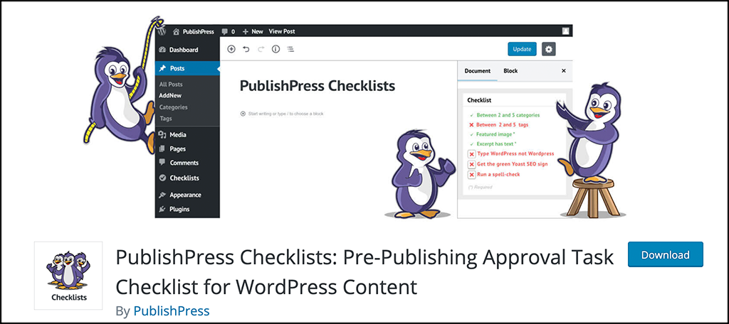 PublishPress 清单插件