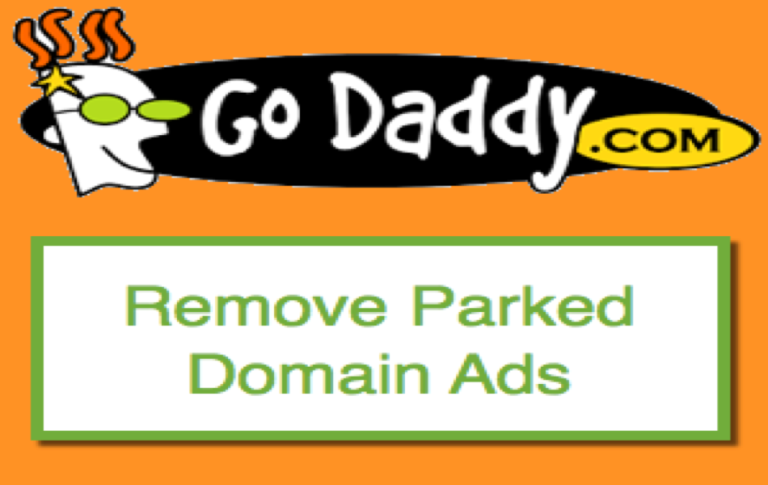 如何在 GoDaddy 中删除停放的域名广告？