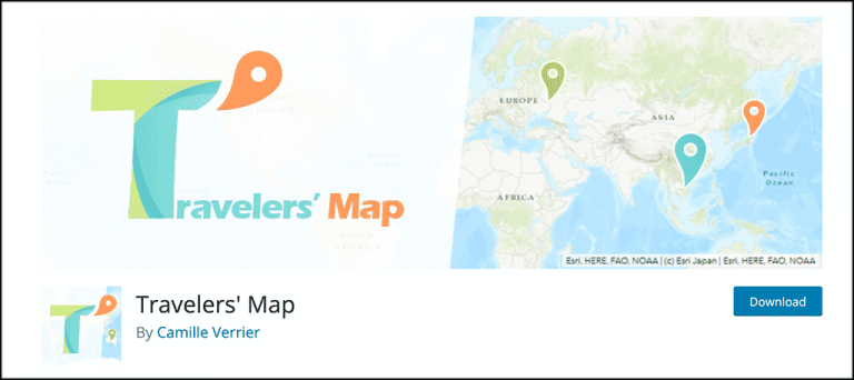 如何将旅行者地图添加到 WordPress 以显示您的旅程