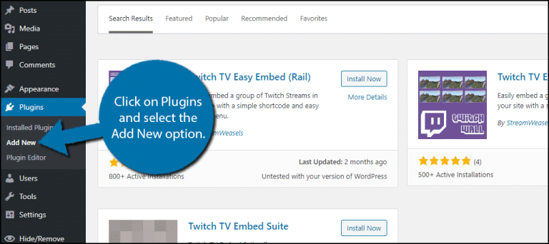 如何将 Twitch TV Easy Embed（播放器）添加到 WordPress