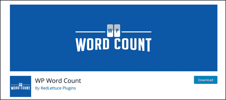 如何使用 WP Word Count 查看 WordPress 中的字数统计