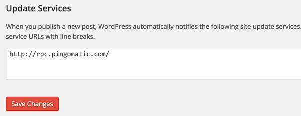 WordPress 更新服务