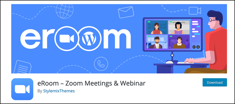 如何为您的 WordPress Zoom 网络研讨会设置 eRoom