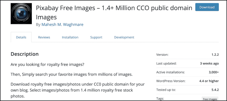 如何从 Pixabay上的免费图片下载到 WordPress