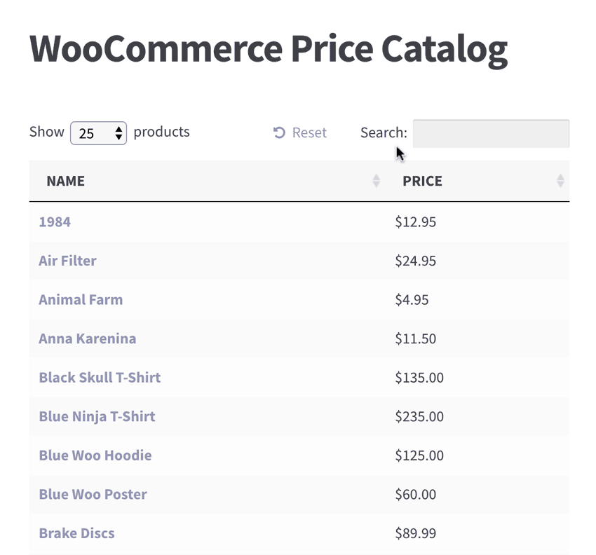 WooCommerce 价格目录插件