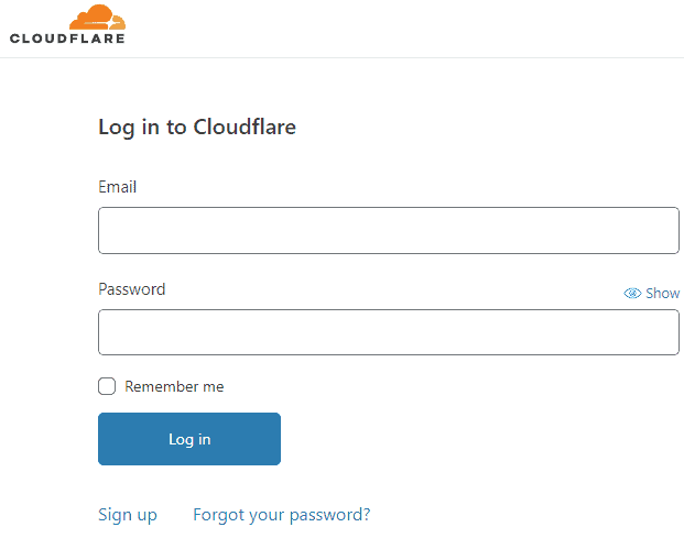 注册 Cloudflare