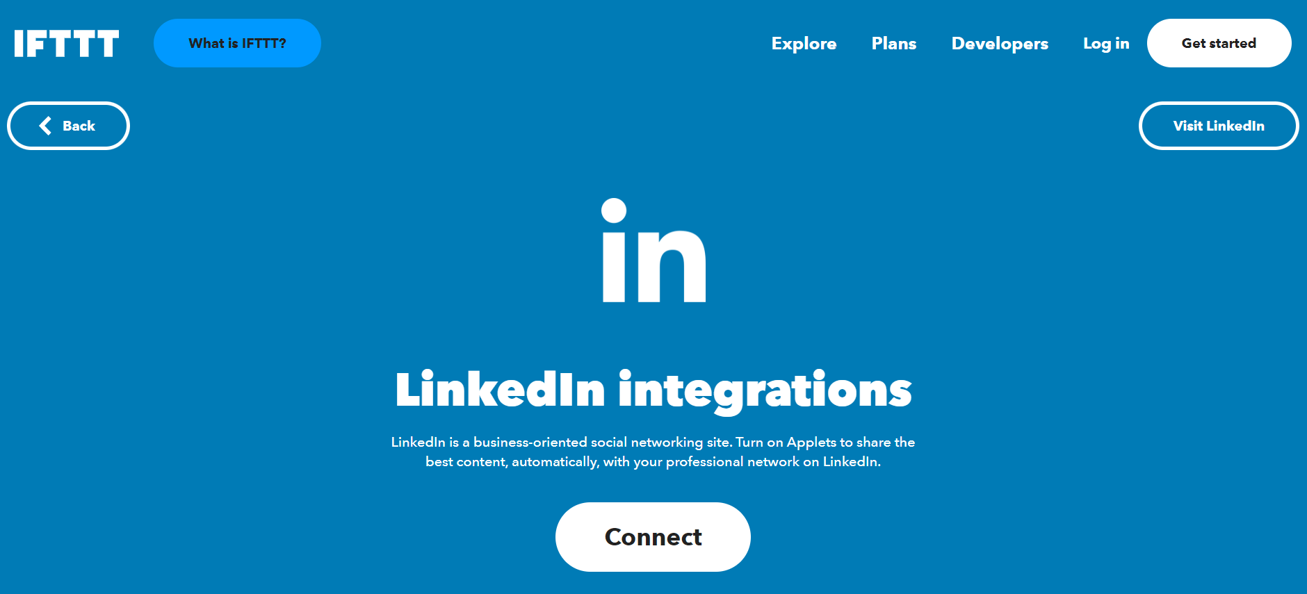 IFTTT，“如果这样，那么那样” - LinkedIn 工具