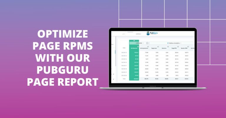 使用我们的 PubGuru 页面报告优化页面 RPM