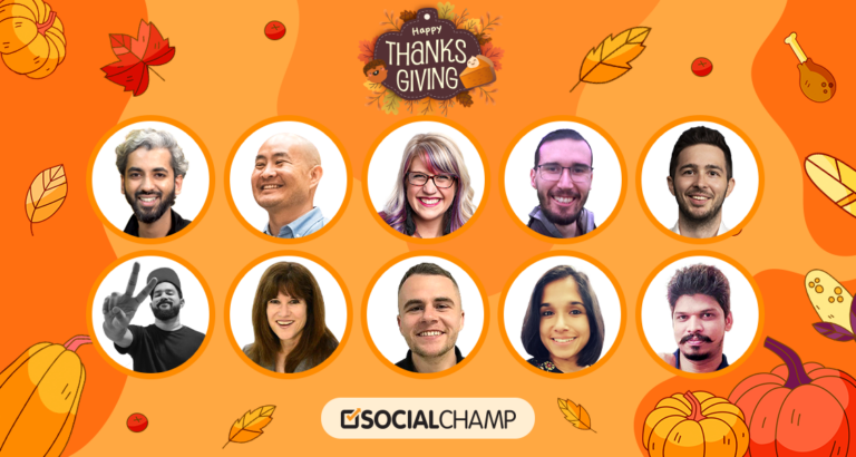 营销人员分享他们对这个感恩节的感激之情
