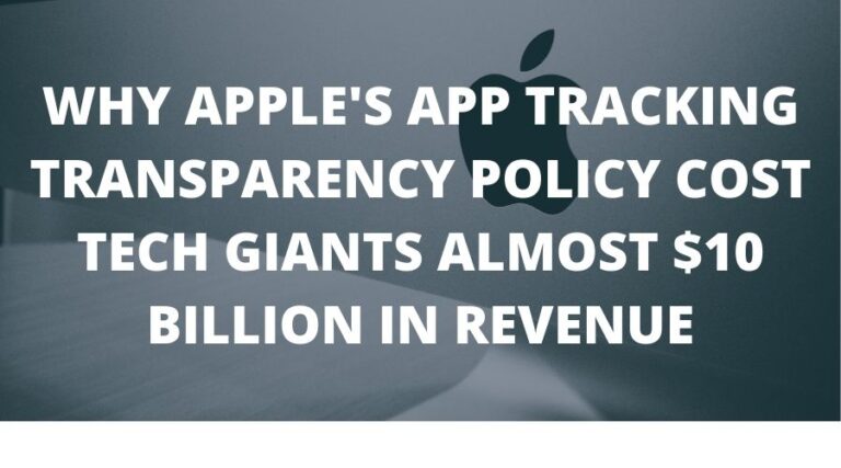 为什么 Apple 的 App Tracking Transparency 政策让科技巨头损失了近 100 亿美元的收入 [SHOCKING!]